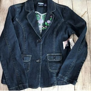 Denim blazer